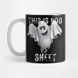 This Is Boo Sheet Ghost Retro Halloween Costume Mug